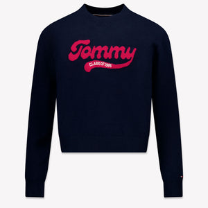 Tommy Hilfiger Kinder Meisjes Trui In Navy