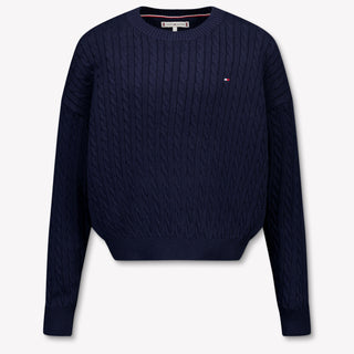 Tommy Hilfiger Kinder Meisjes Trui In Navy