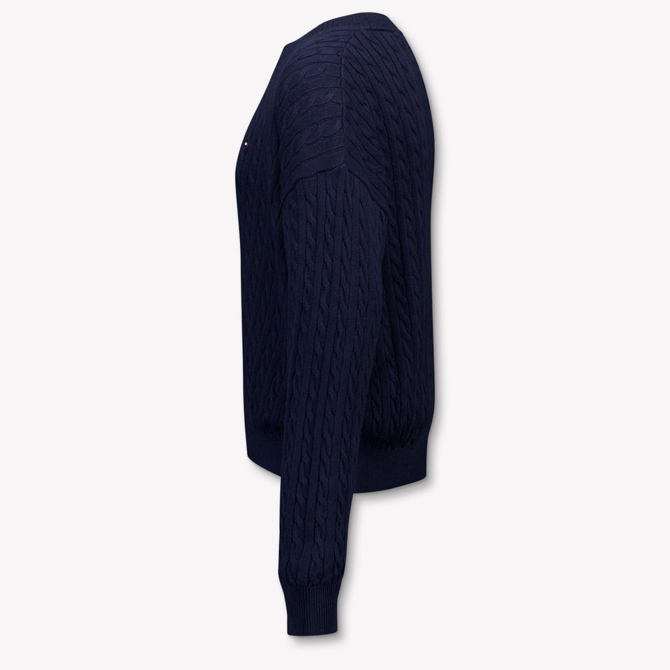 Tommy Hilfiger Kids Girls Sweater Navy