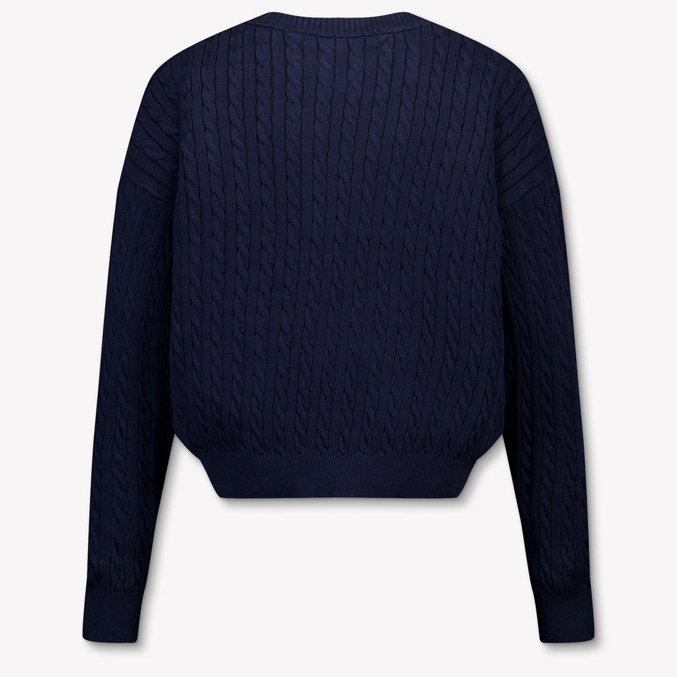 Tommy Hilfiger Kids Girls Sweater Navy
