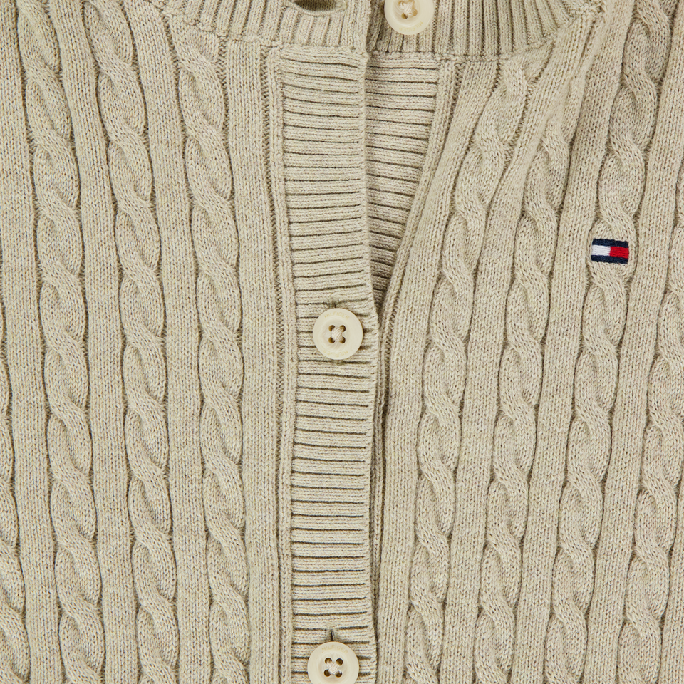Tommy Hilfiger Kinder Meisjes Vest In Beige
