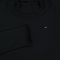 Tommy Hilfiger Kinder Meisjes T-Shirt In Zwart