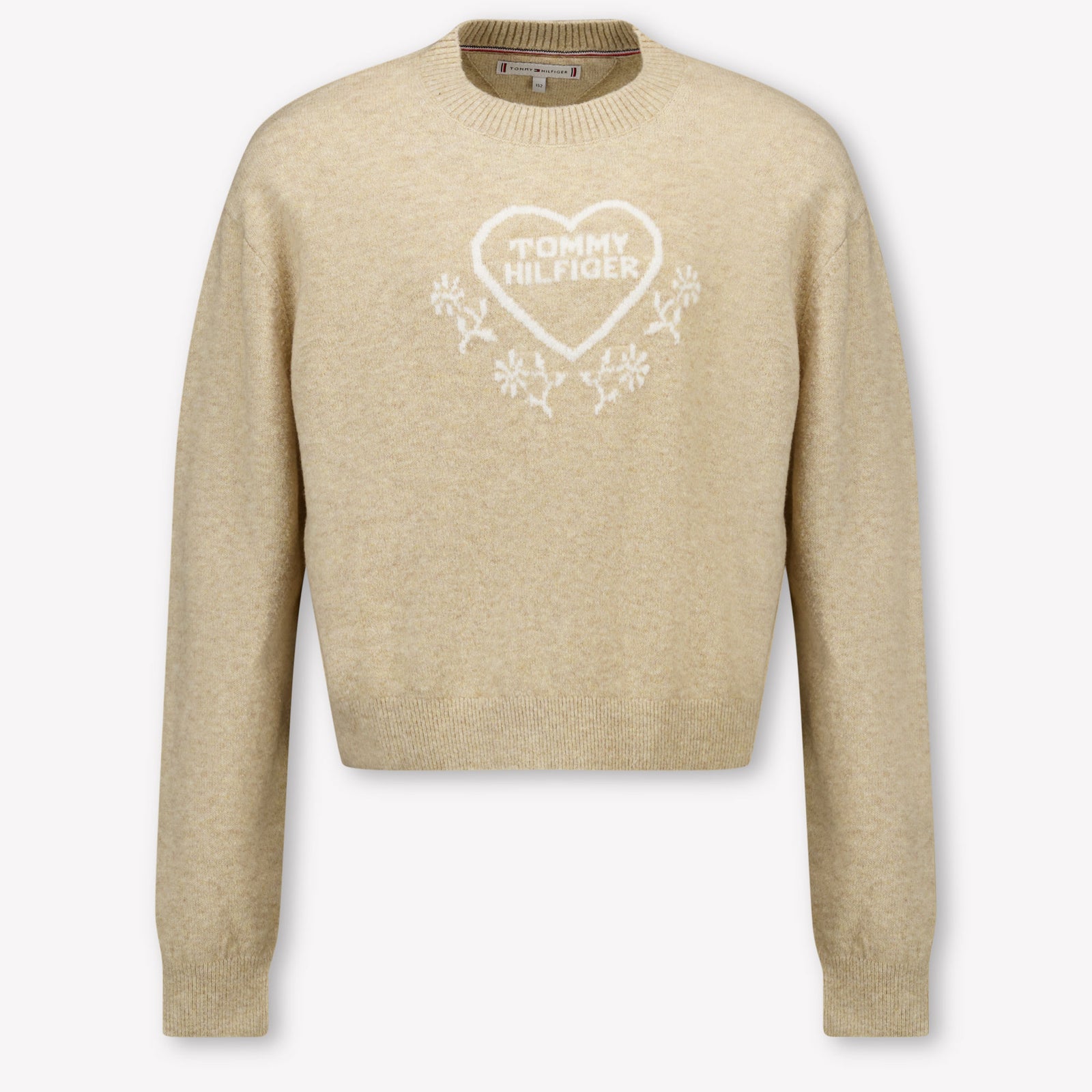 Tommy Hilfiger Kids Girls Sweater Beige