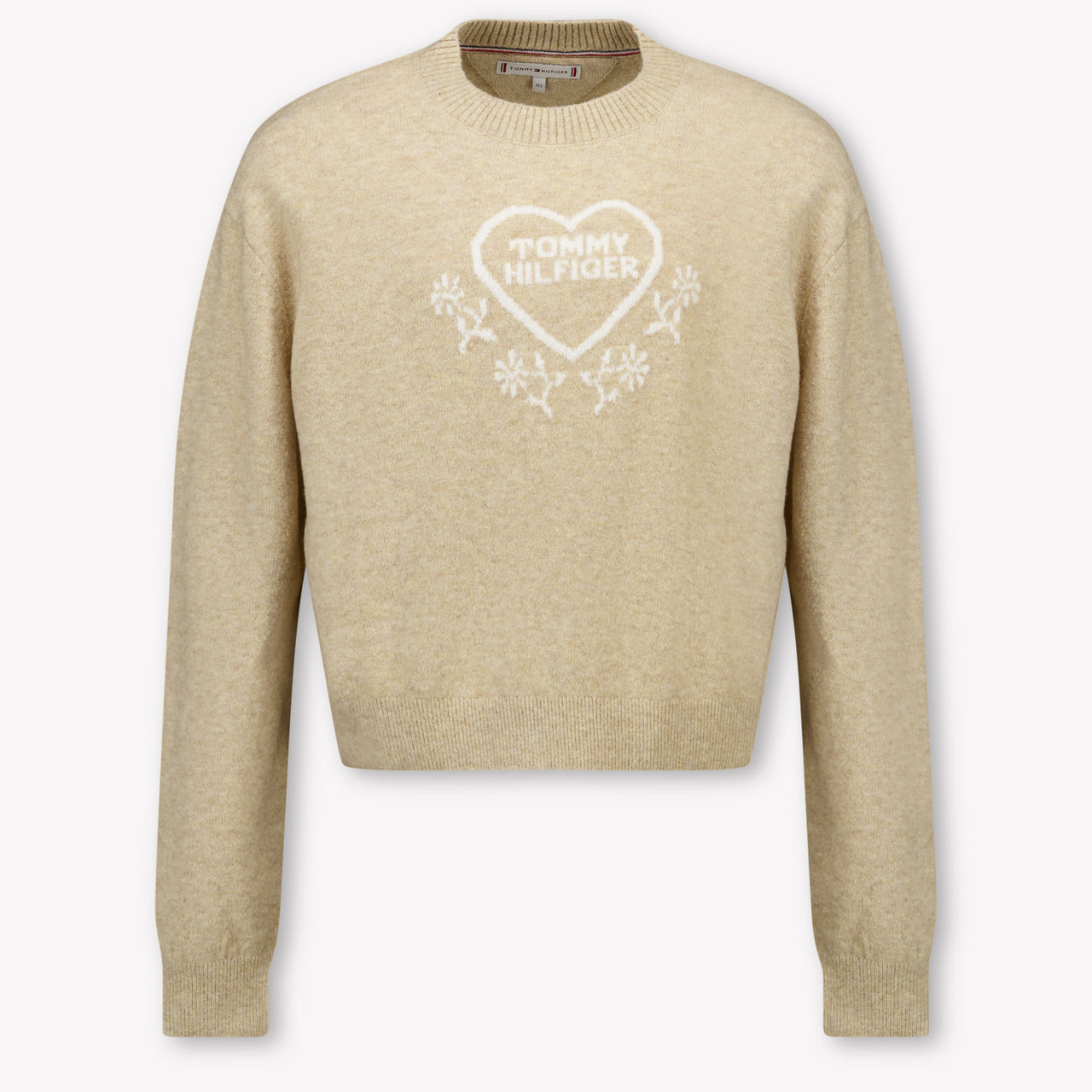 Tommy Hilfiger Kids Girls Sweater Beige
