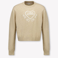 Tommy Hilfiger Kids Girls Sweater Beige