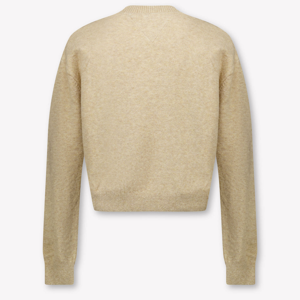Tommy Hilfiger Kids Girls Sweater Beige
