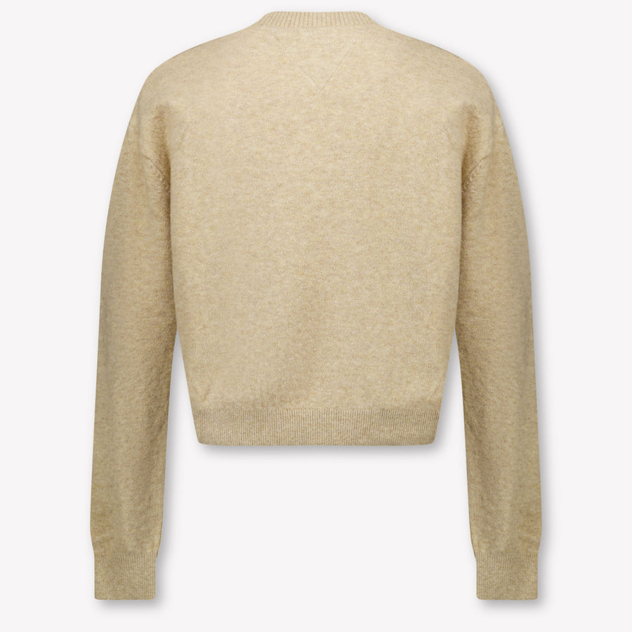 Tommy Hilfiger Kids Girls Sweater Beige