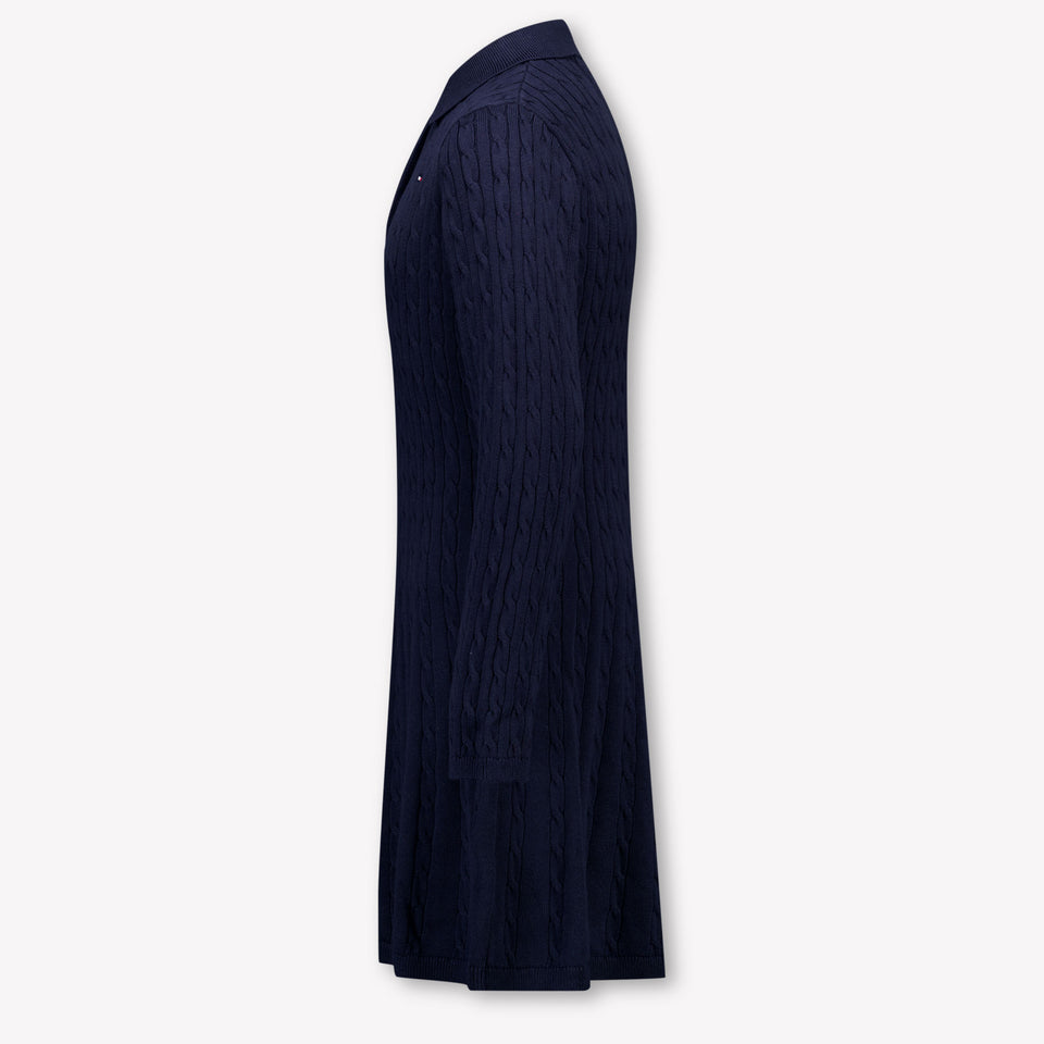 Tommy Hilfiger Kids Girls Dress Navy