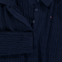 Tommy Hilfiger Kinder Meisjes Jurk In Navy