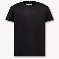 Tommy Hilfiger Kinder Meisjes T-Shirt In Zwart