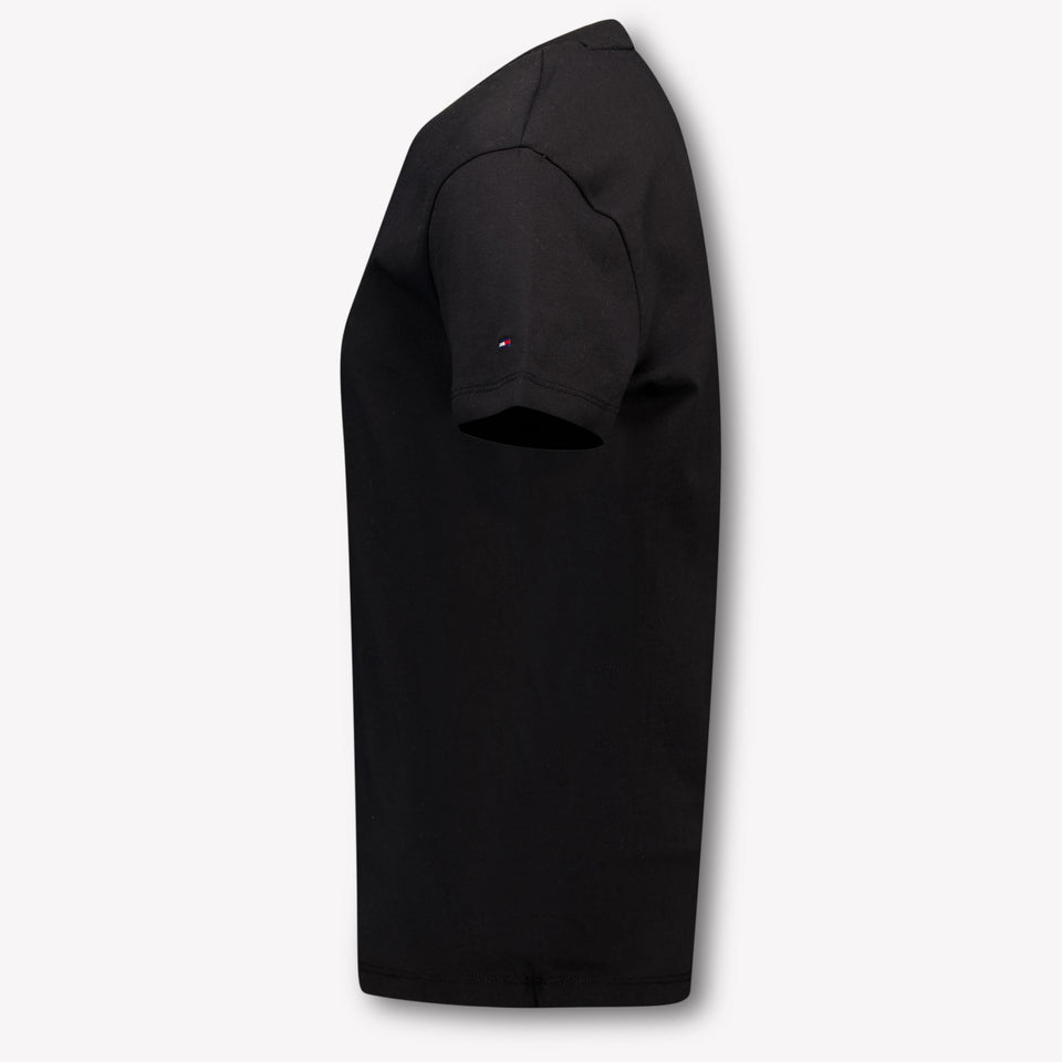 Tommy Hilfiger Kinder Meisjes T-Shirt In Zwart