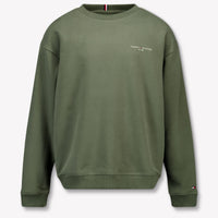 Tommy Hilfiger Kids Unisex Sweater  Army