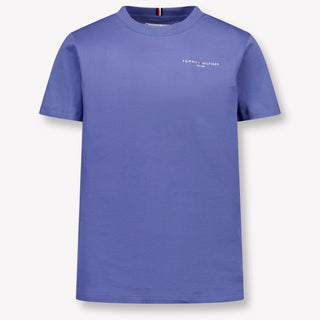 Tommy Hilfiger Kinder Unisex T-Shirt In Blauw