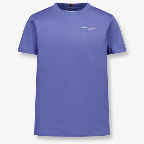Tommy Hilfiger Kids Unisex T-Shirt  Blue