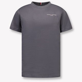 Tommy Hilfiger Kinder Unisex T-Shirt In Zwart