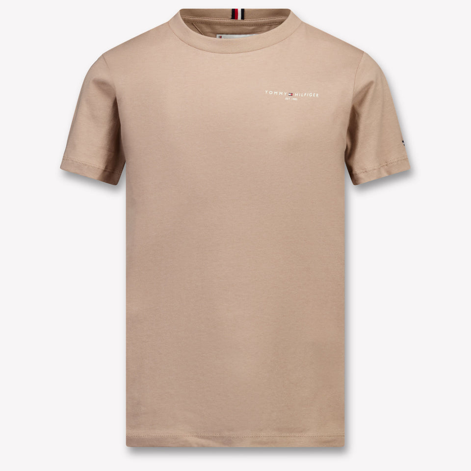 Tommy Hilfiger Kinder Unisex T-Shirt In Beige