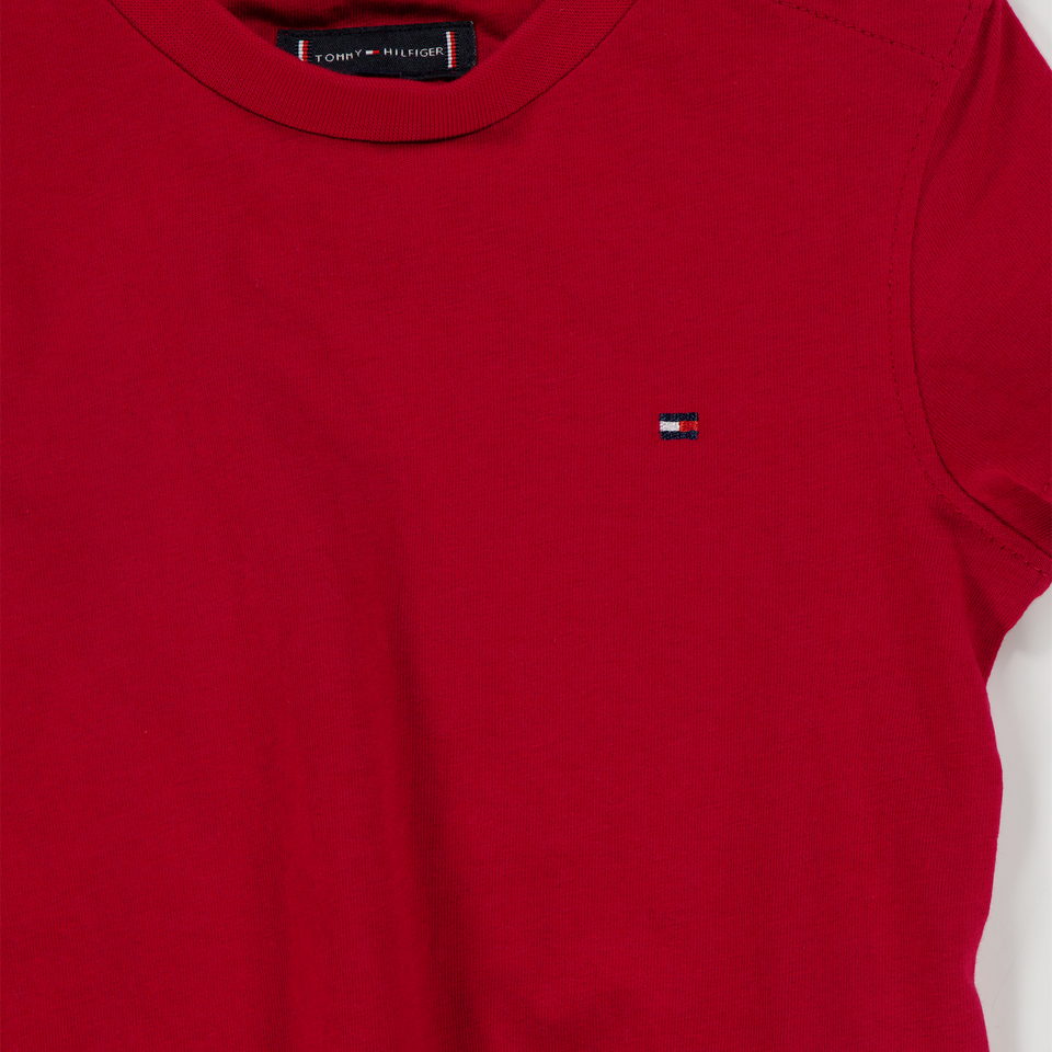 Tommy Hilfiger Baby Boys T-Shirt  Red