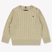 Tommy Hilfiger Baby Jongens Trui In Beige