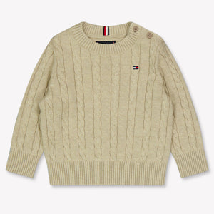 Tommy Hilfiger Baby Jongens Trui In Beige