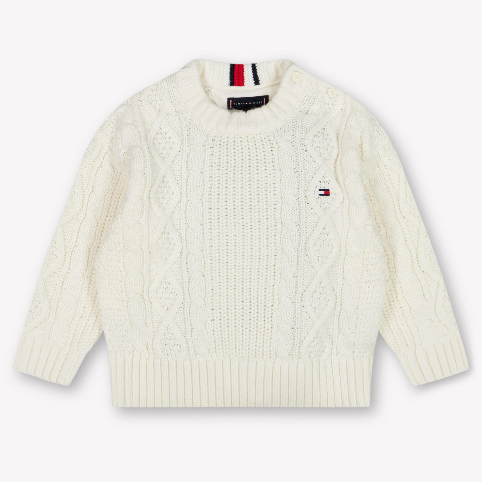 Tommy Hilfiger Baby Jongens Trui In Off White