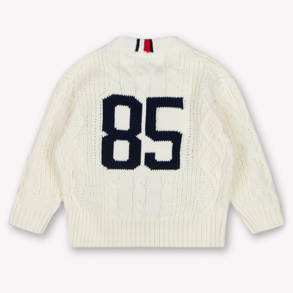Tommy Hilfiger Baby Jongens Trui In Off White