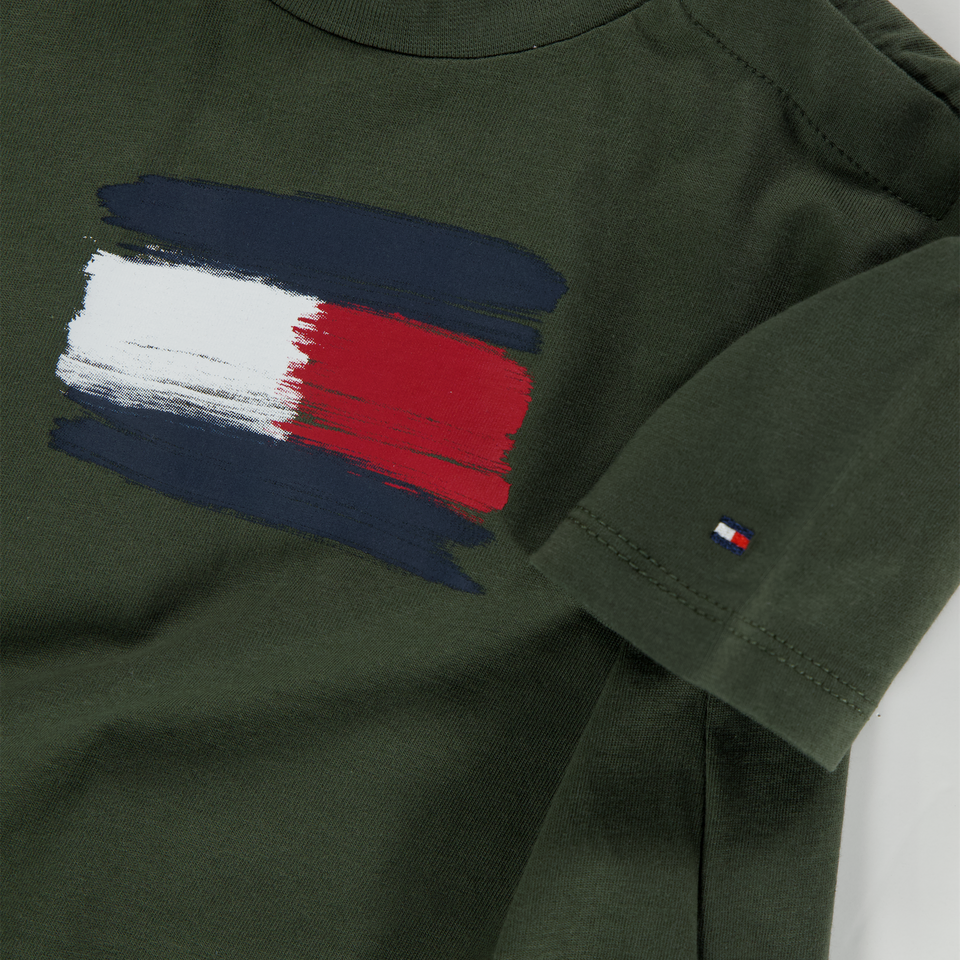 Tommy Hilfiger Baby Boys T-Shirt  Army