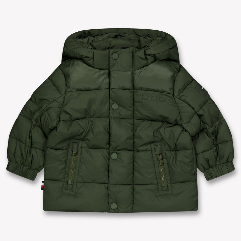 Tommy Hilfiger Baby Boys Winter Jacket  Army