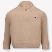 Tommy Hilfiger Baby Jongens Trui In Beige