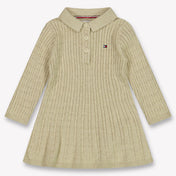 Tommy Hilfiger Baby Meisjes Jurk In Beige