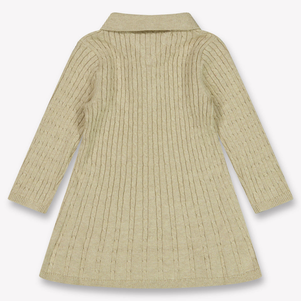 Tommy Hilfiger Baby Meisjes Jurk In Beige