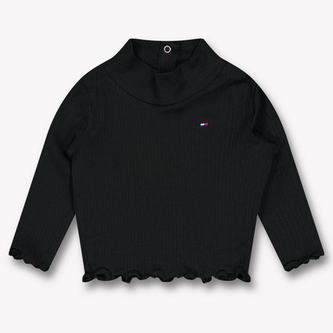 Tommy Hilfiger Baby Meisjes T-Shirt In Zwart