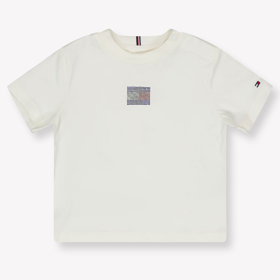 Tommy Hilfiger Baby Girls T-Shirt  Offwhite