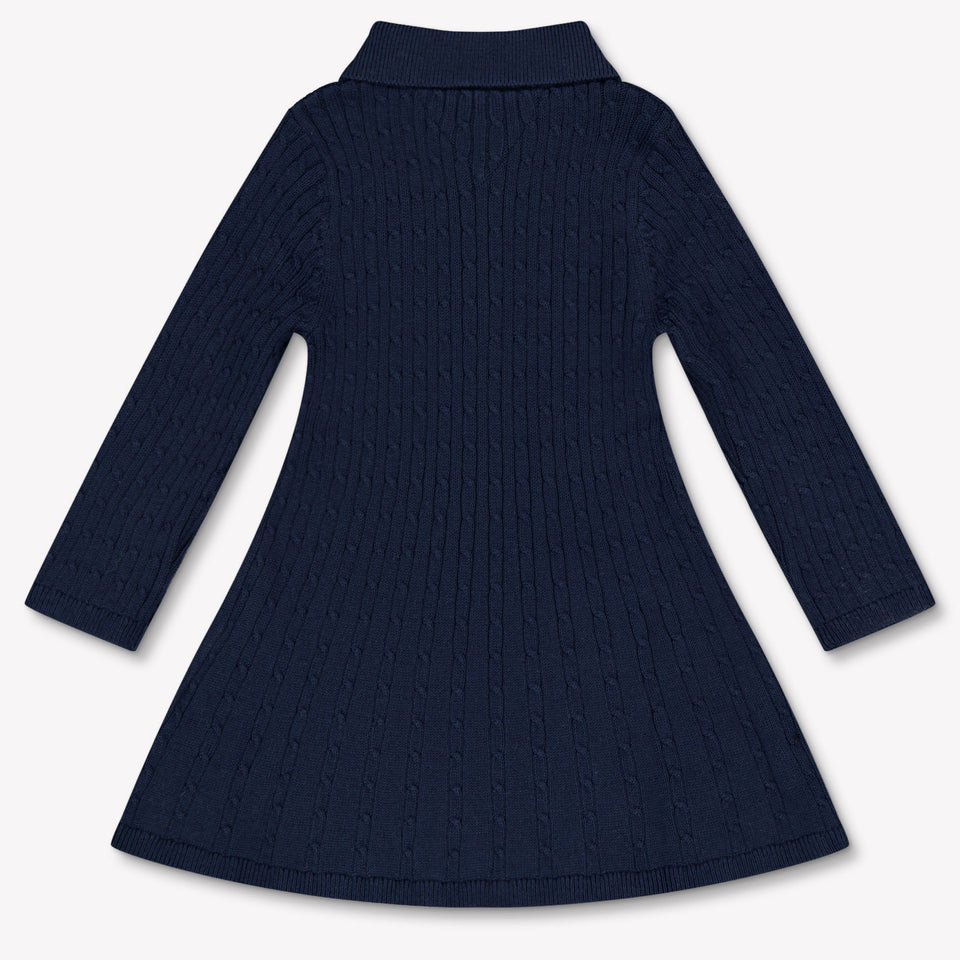 Tommy Hilfiger Baby Meisjes Jurk In Navy