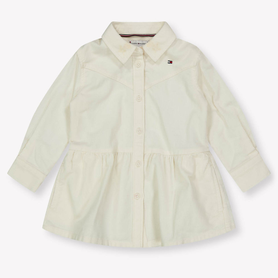 Tommy Hilfiger Baby Girls Dress  Offwhite