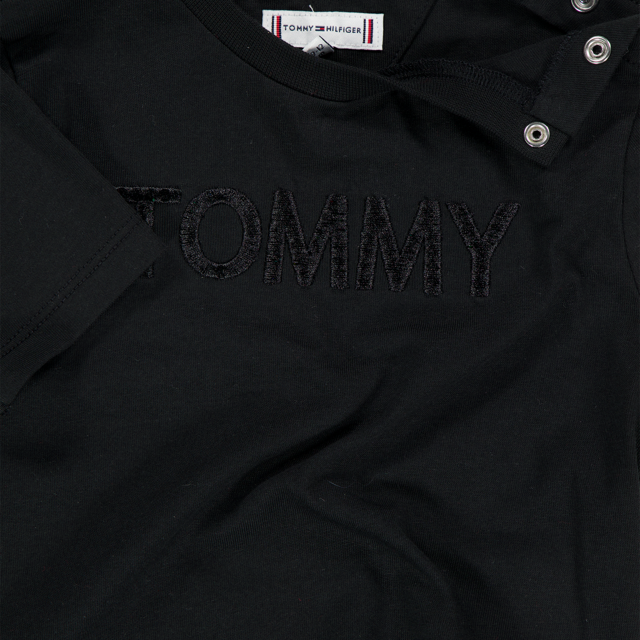 Tommy Hilfiger Baby Meisjes T-Shirt In Zwart