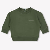 Tommy Hilfiger Baby Unisex Trui In Army