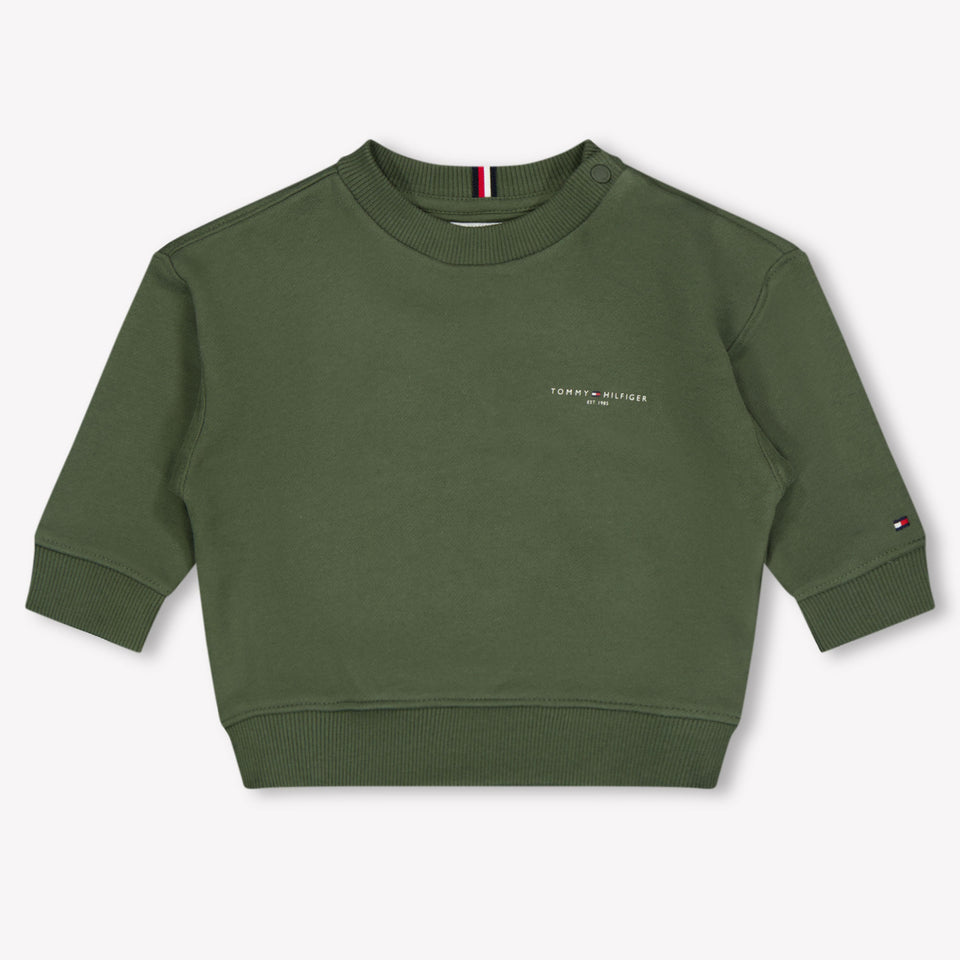 Tommy Hilfiger Baby Unisex Trui In Army