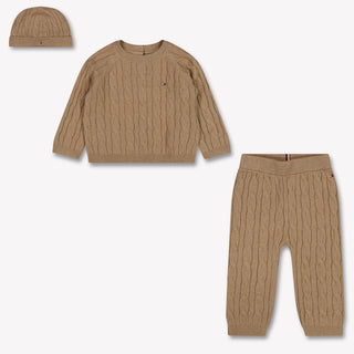 Tommy Hilfiger Baby Unisex Setje In Beige