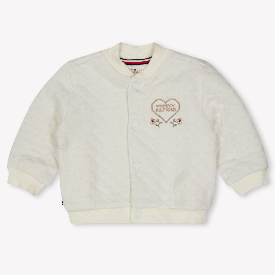 Tommy Hilfiger Baby Meisjes Setje In Off White