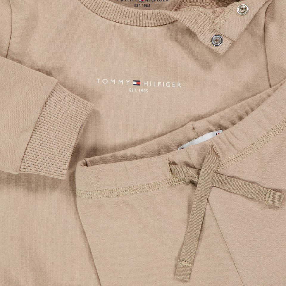 Tommy Hilfiger Baby Jongens Joggingpak In Camel