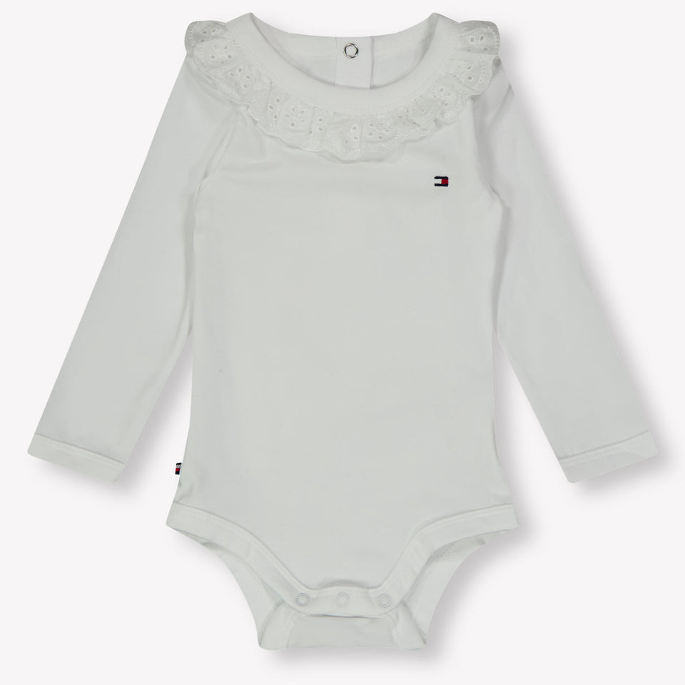 Tommy Hilfiger Baby Girls Bodper  White