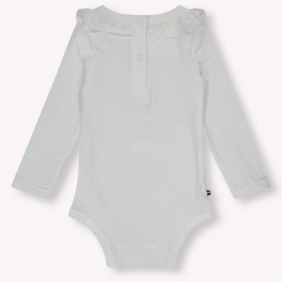 Tommy Hilfiger Baby Girls Bodper  White