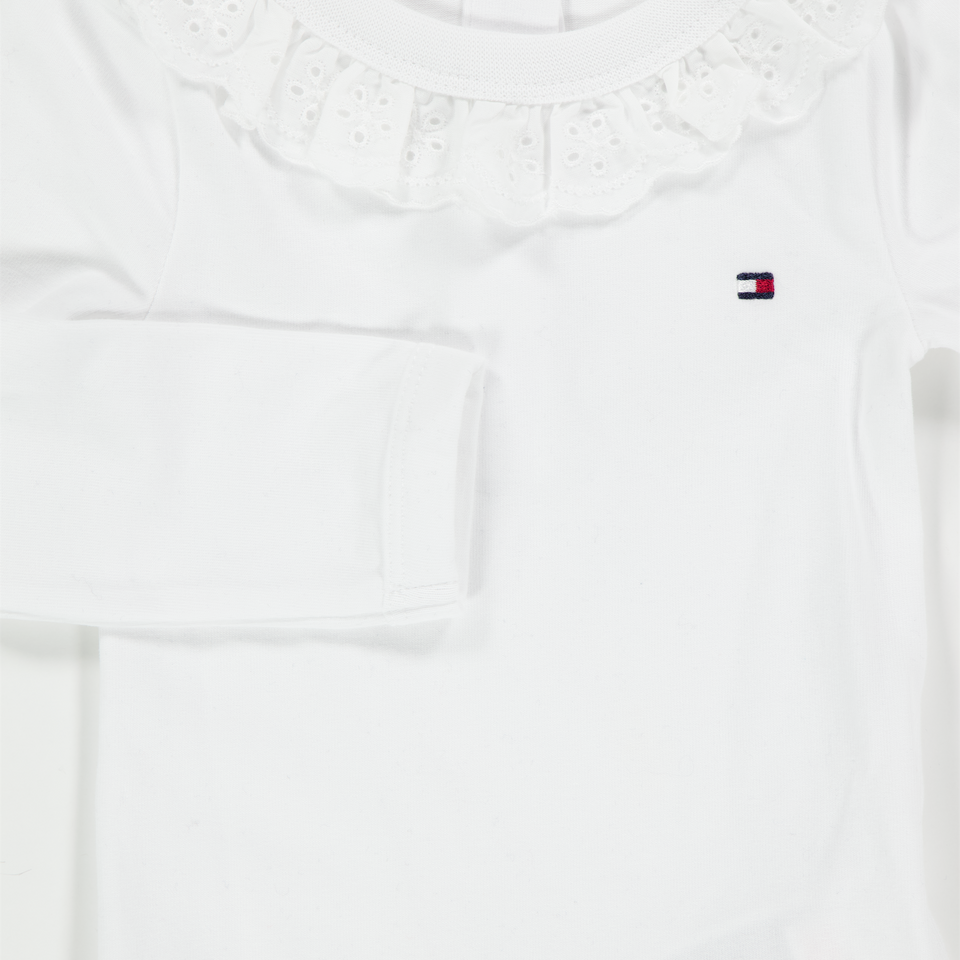 Tommy Hilfiger Baby Girls Bodper  White