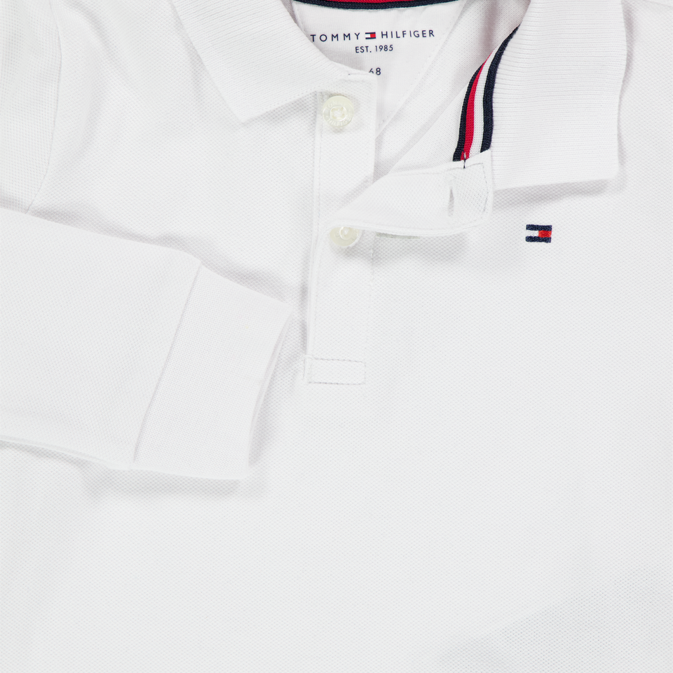 Tommy Hilfiger Baby Jongens Polo In Wit