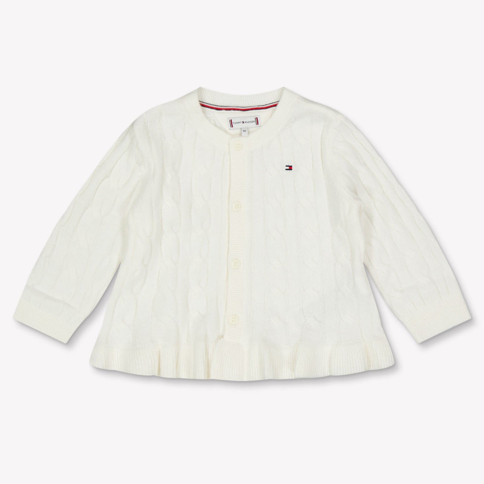 Tommy Hilfiger Baby Meisjes Vest In Off White