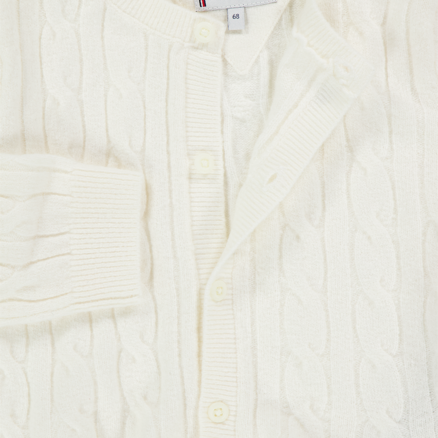 Tommy Hilfiger Baby Girls Vest  Offwhite