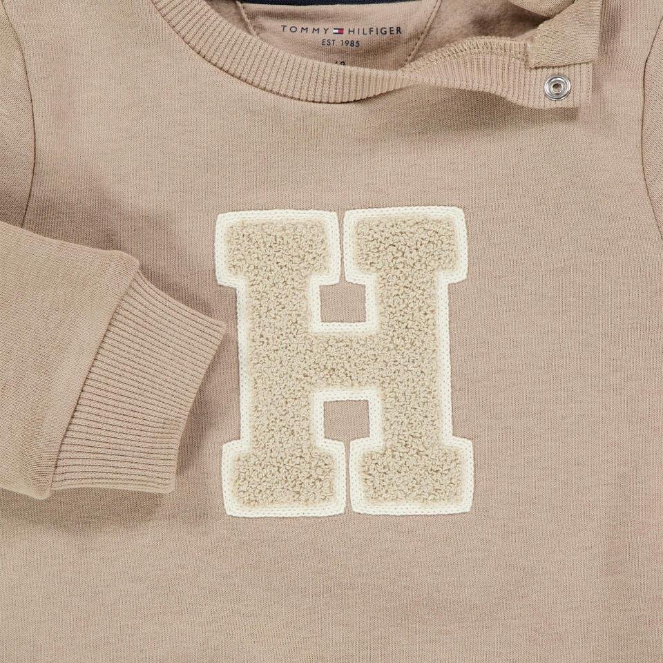Tommy Hilfiger Baby Jongens Trui In Camel