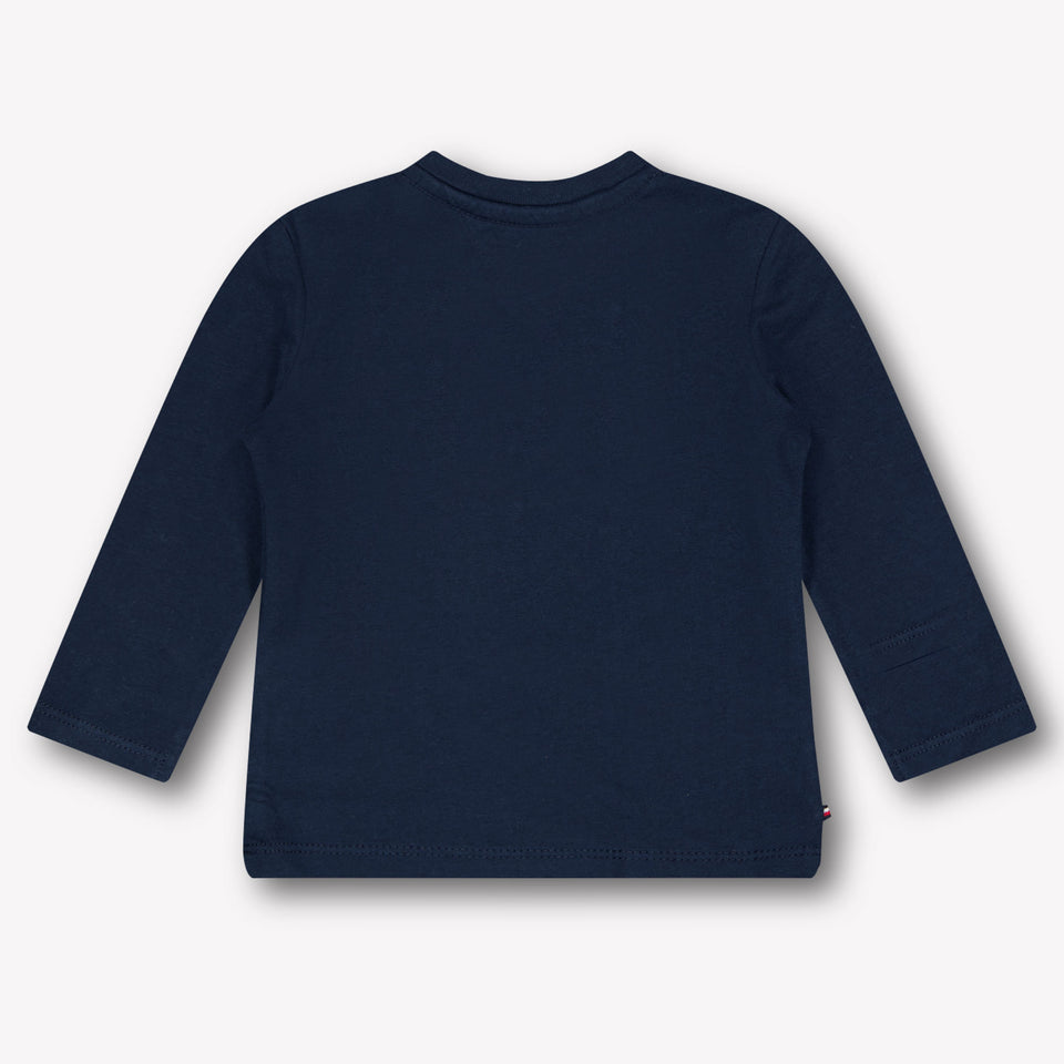 Tommy Hilfiger Baby Jongens T-Shirt In Navy