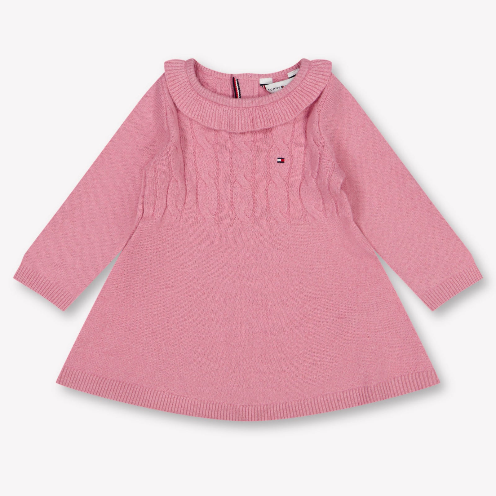 Tommy Hilfiger Baby Meisjes Jurk In Donker Roze