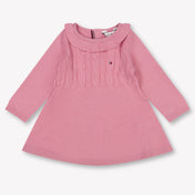 Tommy Hilfiger Baby Meisjes Jurk In Donker Roze